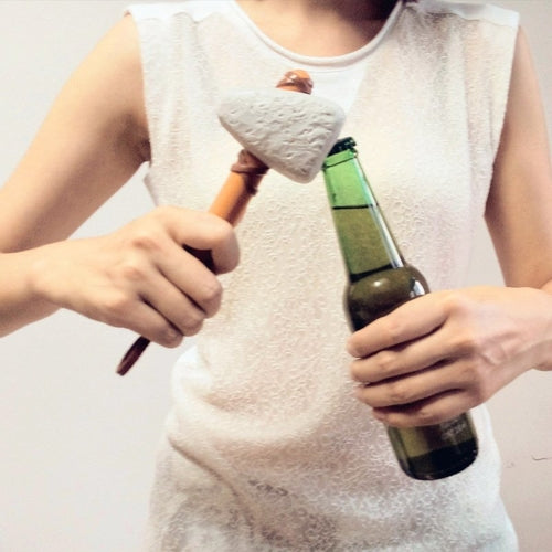 Caveman Stone age Bottle Opener