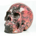 Black Rhodonite  Crystal Skull