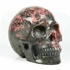 Black Rhodonite  Crystal Skull