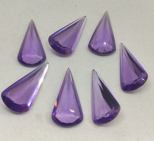 Iridescent Carved Gemstones – Set of 5, Natural Luminescent Finish