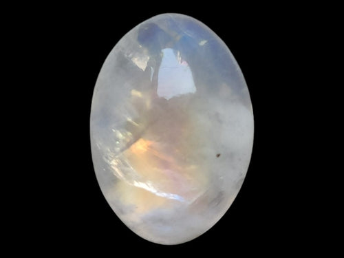 Iridescent Carved Gemstones – Set of 5, Natural Luminescent Finish